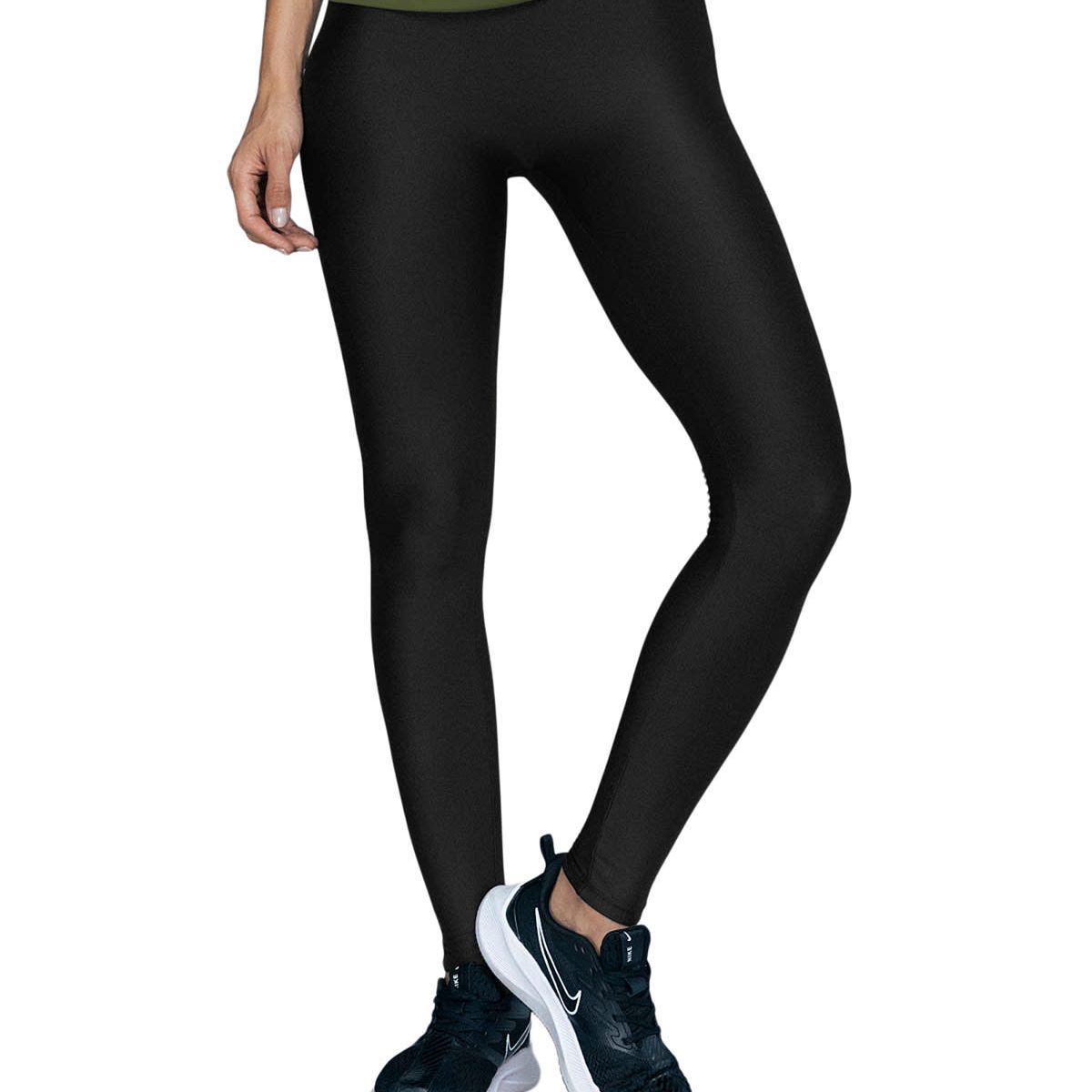 LEONISA - Legging deportivo tiro alto con corte en glúteos tipo corazón 195607 Negro