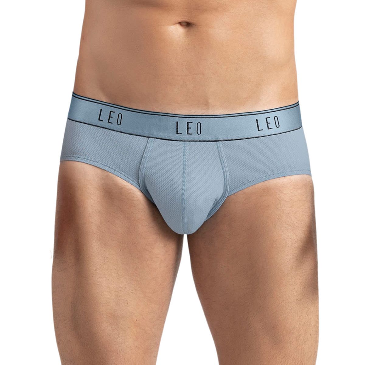 LEO - Bóxer brief de alta transpiración en microfibra ideal para uso diario 033278N Azul Claro