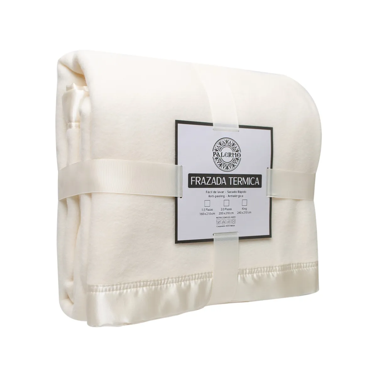 PALERMO - Frazada De Polar 1.5 Plazas
