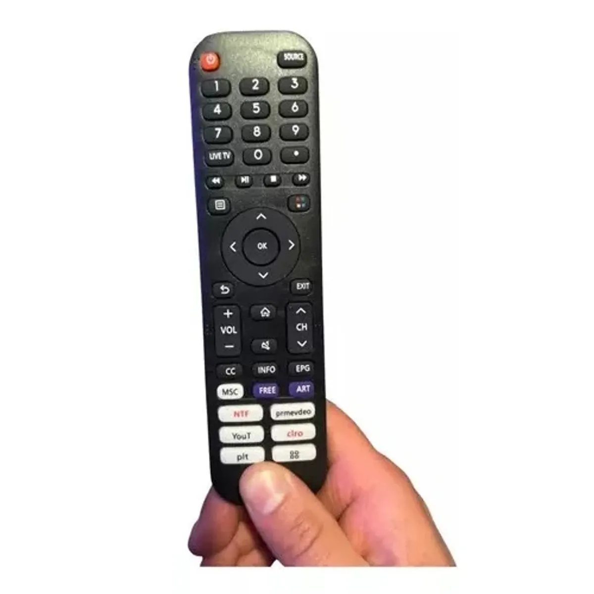 GENERICO - Control Remoto Compatible Hisense Smart Tv K154
