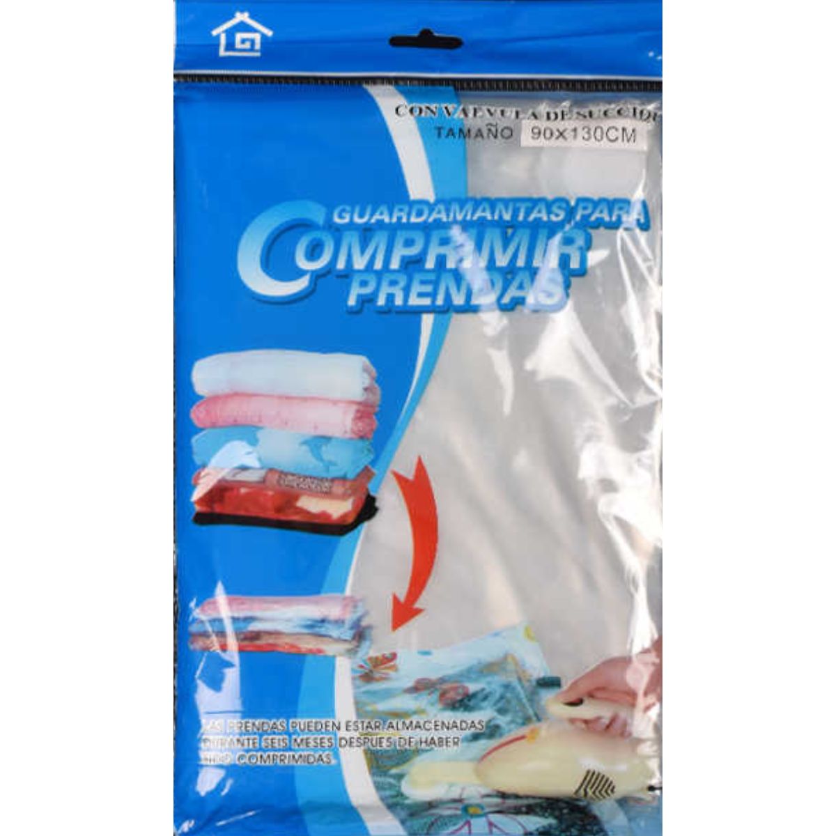 GENERICO - Set 3 Bolsas Al Vacio Para Guardar Comprimir Ropa 90X130