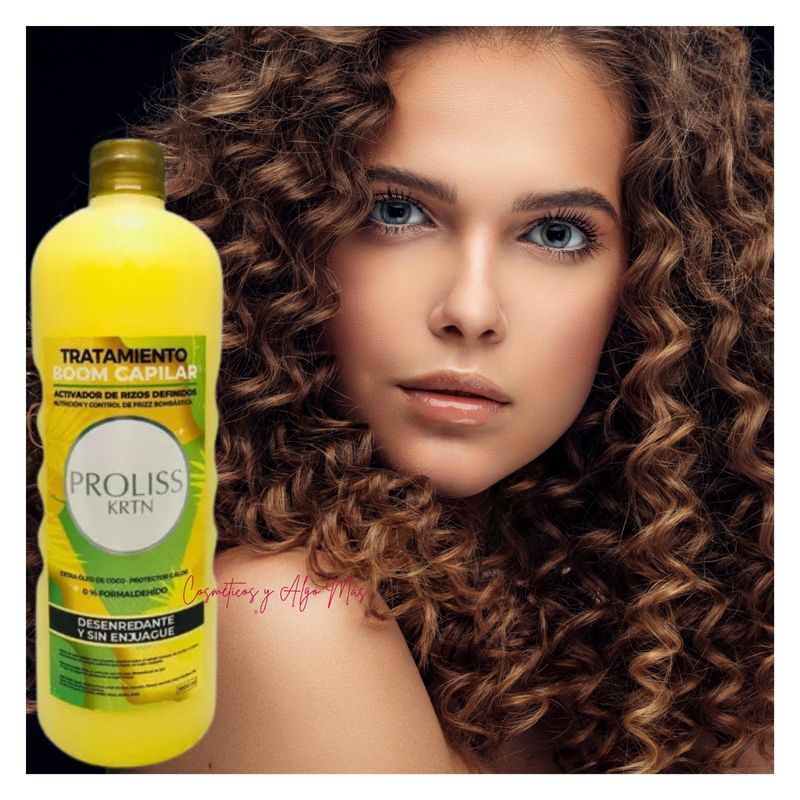 PROLISS - Desenredante y activador de rizos multiactivo sin enjuague 1L