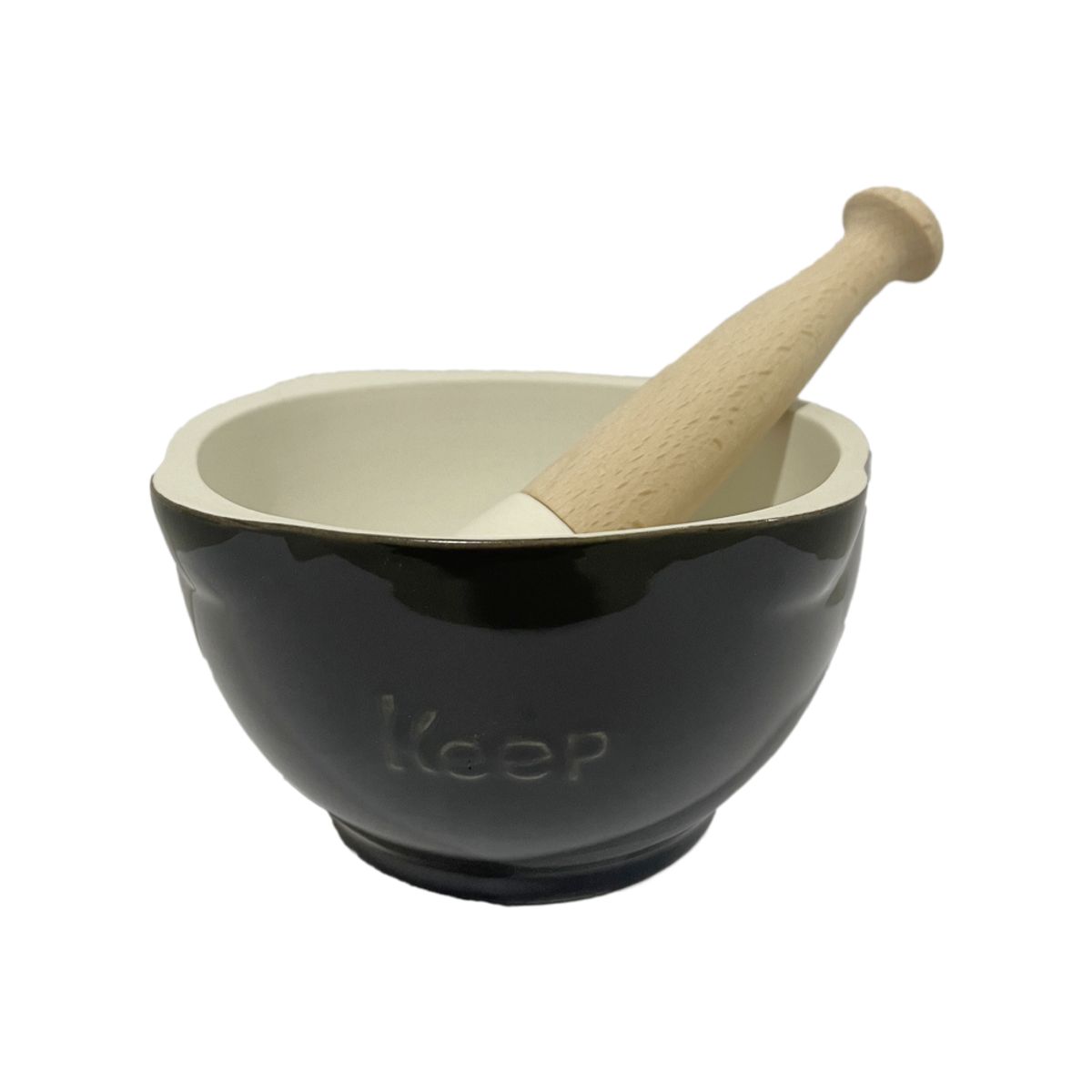 KEEP - Mortero De Ceramica Keep Negro