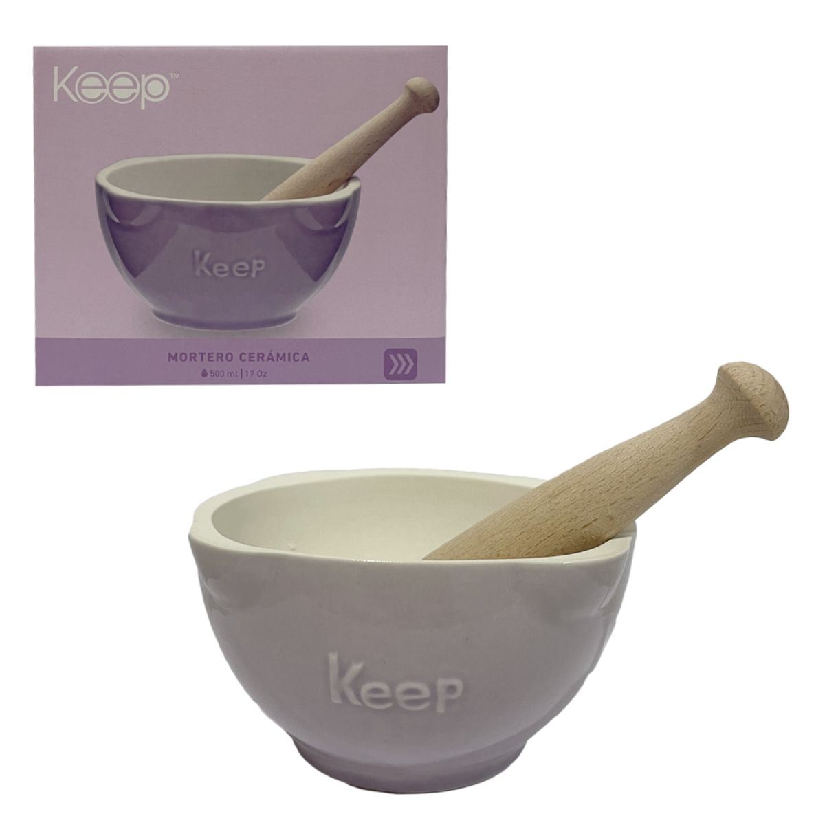 KEEP - Mortero De Ceramica Keep Lila