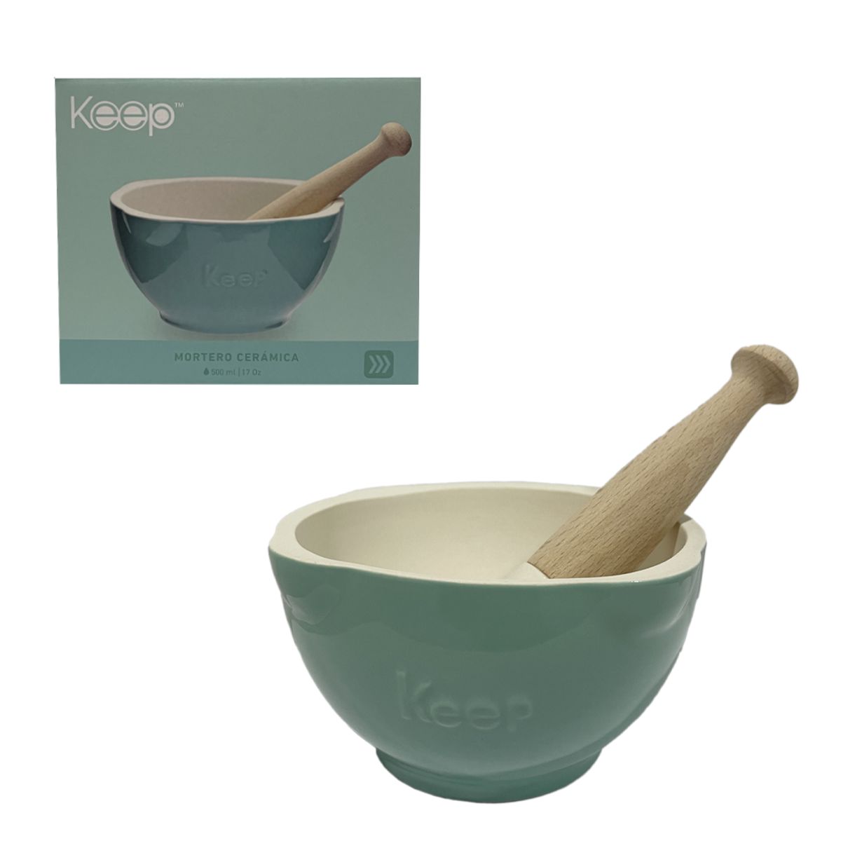 KEEP - Mortero De Ceramica Keep Turquesa