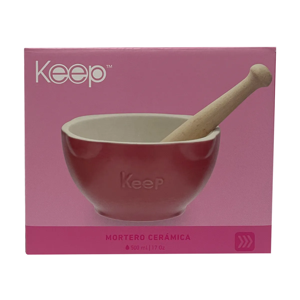 KEEP - Mortero De Ceramica Keep rosa