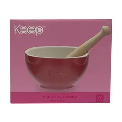 KEEP - Mortero De Ceramica rosa