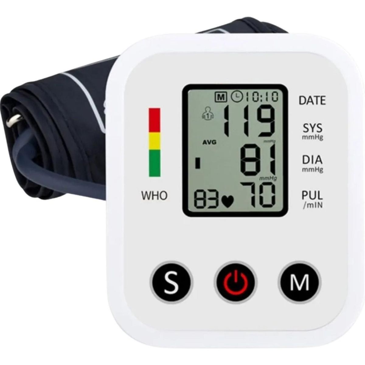 IMPORTCLICK - Toma Presión Digital Brazo Tensiómetro Digital - Blanco
