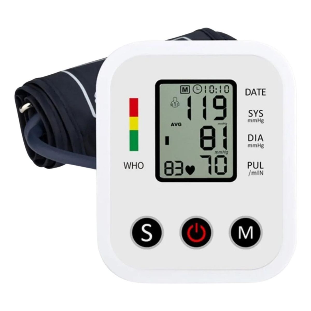 IMPORTCLICK - Toma Presión Digital Brazo Tensiómetro Digital - Blanco