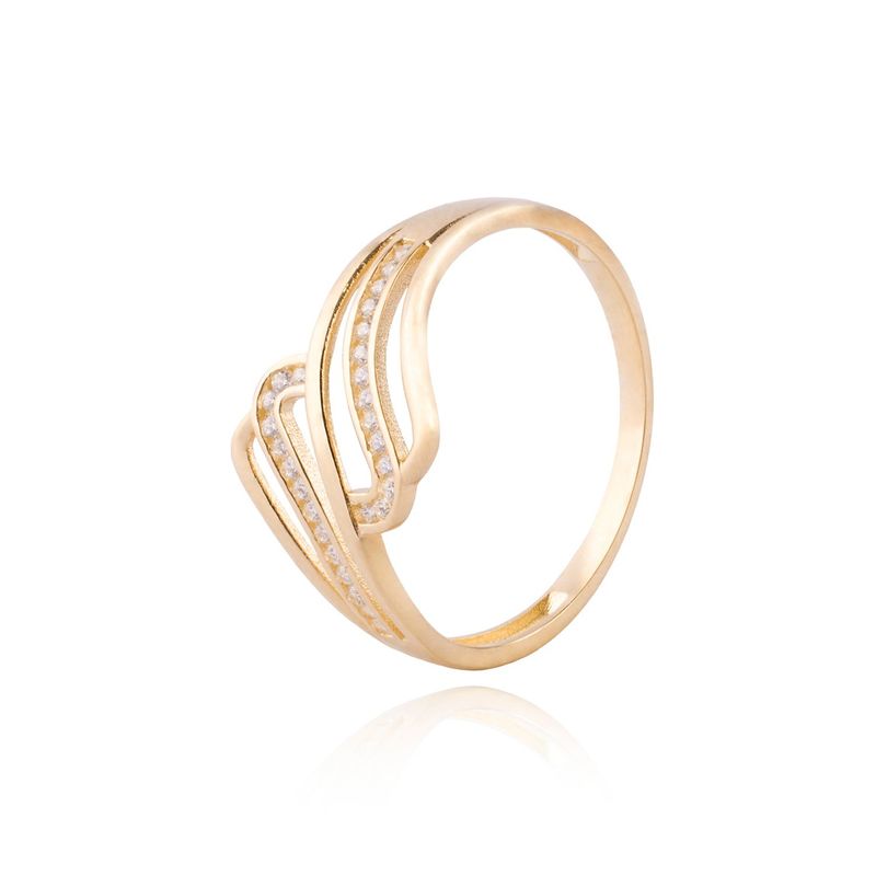JB JOYAS BARON - Anillos de Oro 18kt Modelo Grueso con Circones