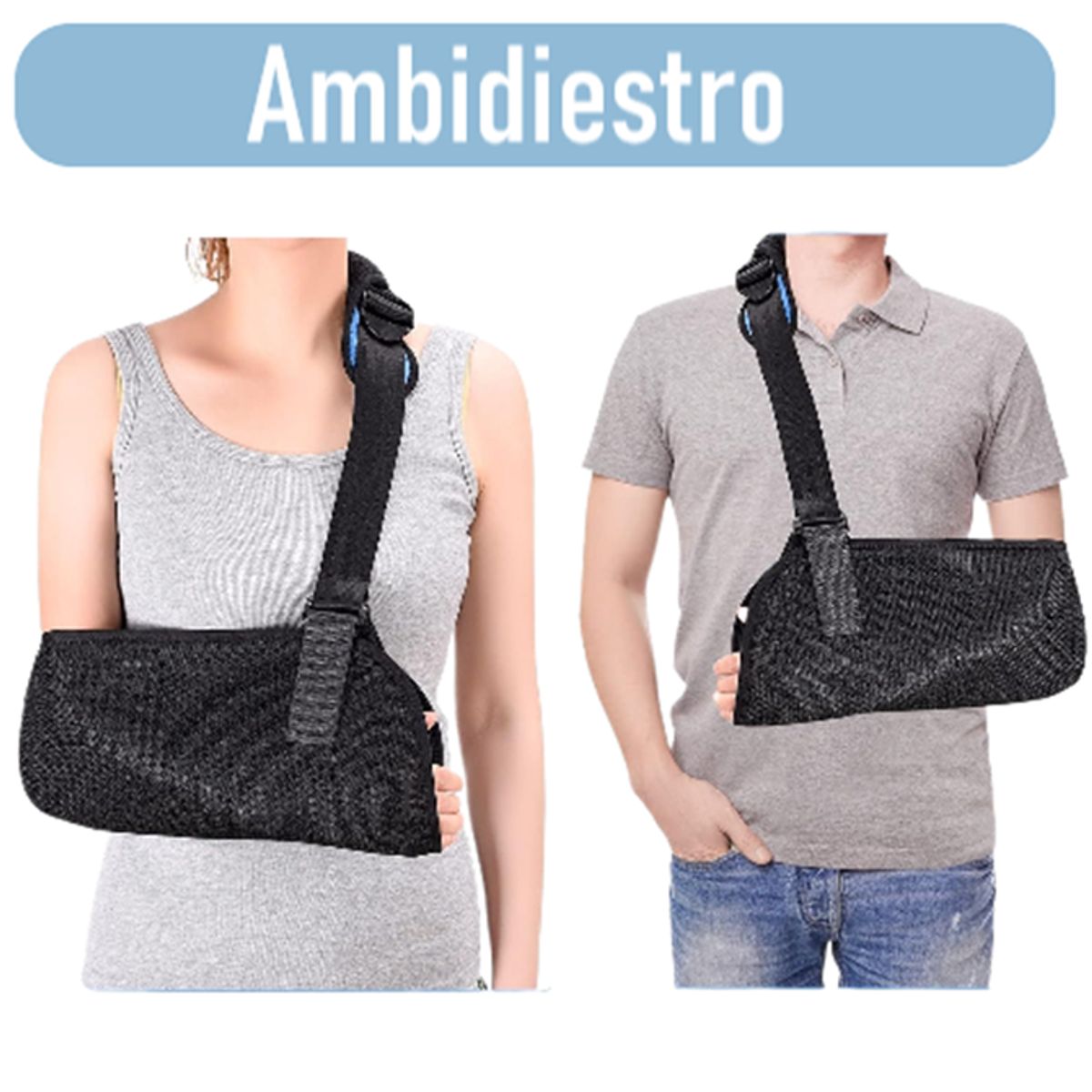 GENERICO - Cabestrillo Inmovilizador Ortopedico Malla Semi Acolchado Talla S