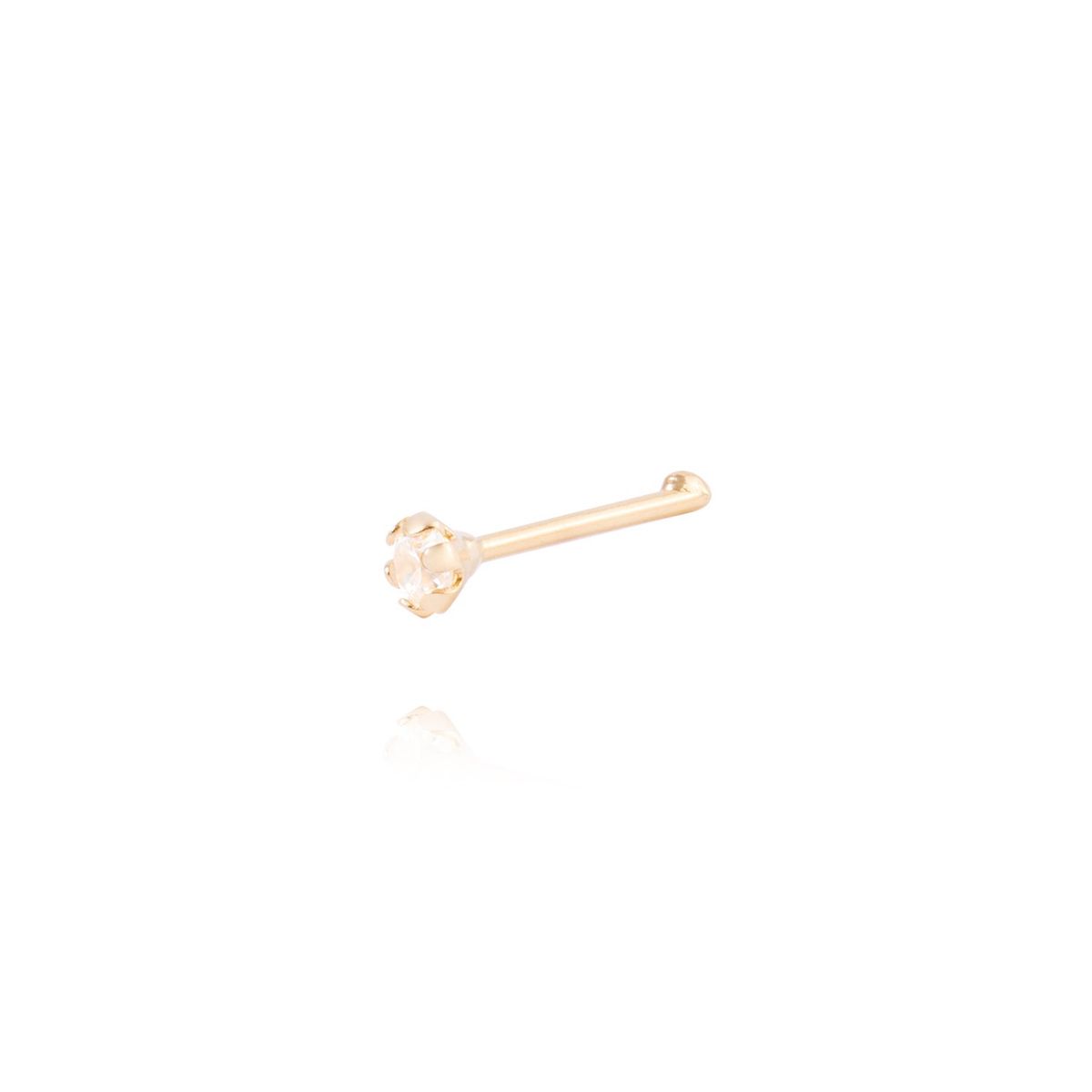 JB JOYAS BARON - Aro Piercing de Oro 18kt Circonita