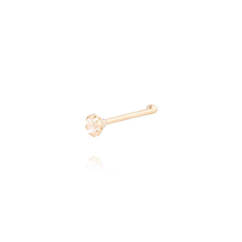 JB JOYAS BARON - Aro Piercing de Oro 18kt Circonita
