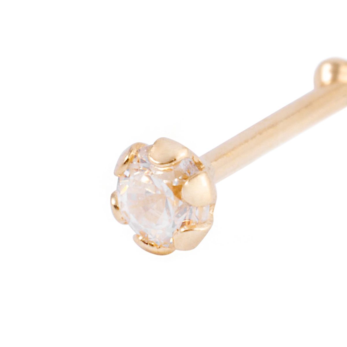 JB JOYAS BARON - Aro Piercing de Oro 18kt Circonita