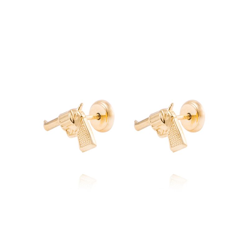JB JOYAS BARON - Aros de Oro de 18kt Modelo Pistolitas