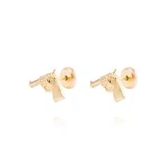 JB JOYAS BARON - Aros de Oro de 18kt Modelo Pistolitas