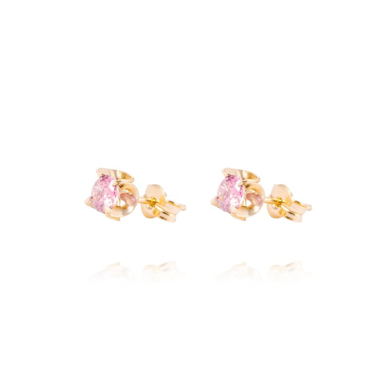 JB JOYAS BARON - Aros de Oro 18kt Rosa Francia 4MM