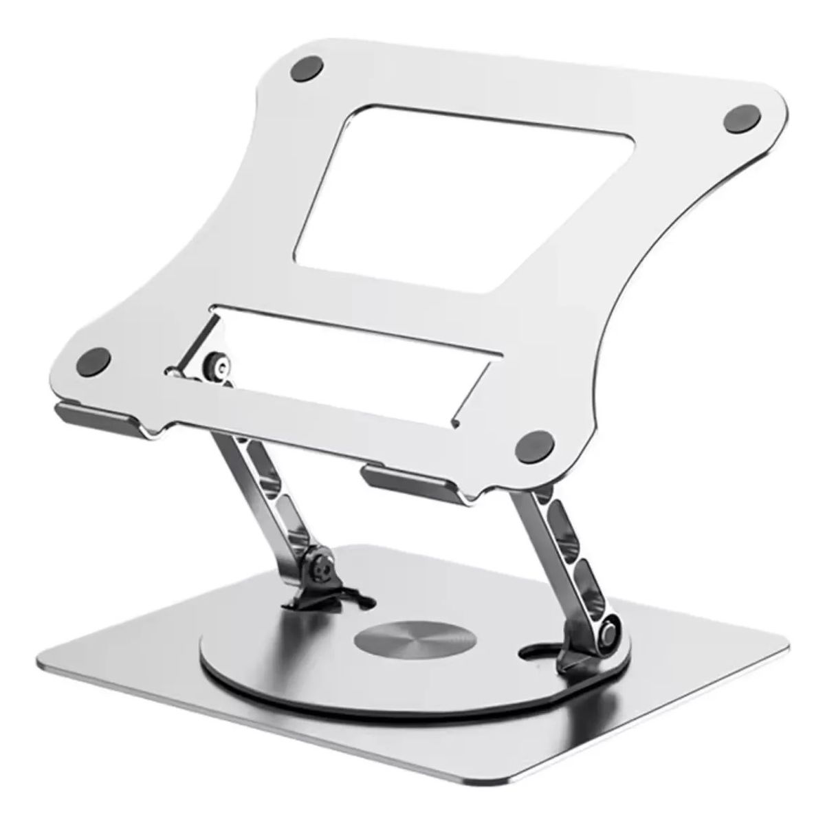 GENERICO - Soporte Base Alzador Notebook Mac Plegable Giratorio