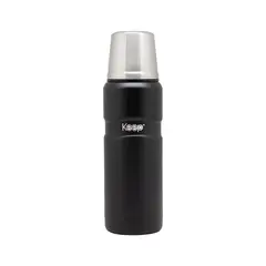 KEEP - Termo Ergo Negro 500ml Acero Inoxidable Pico Cebador Negro