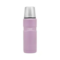 KEEP - Termo Ergo Negro 500ml Acero Inoxidable Pico Cebador lila