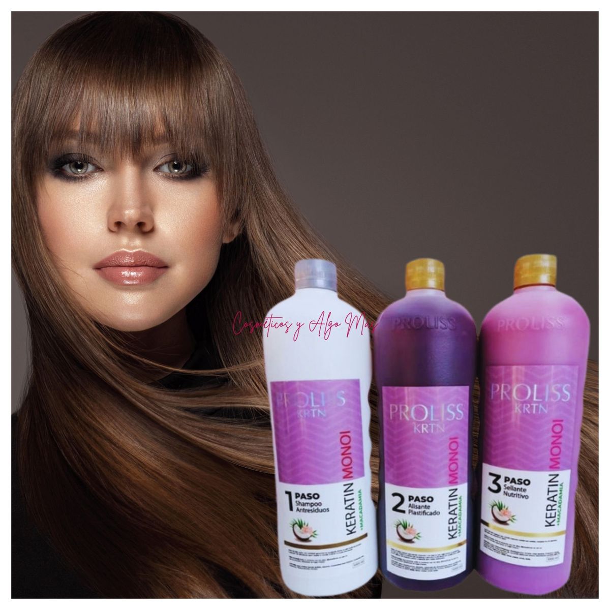 PROLISS - KIT 3 PASOS ALISADO PROFESIONAL PROLISS EFECTO PLASTIFICADO