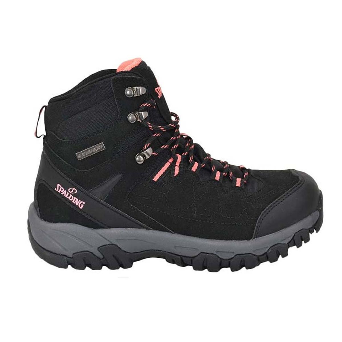 SPALDING - Zapatilla Botín Spalding Mujer High Curt Hiking City Outdoor Negro