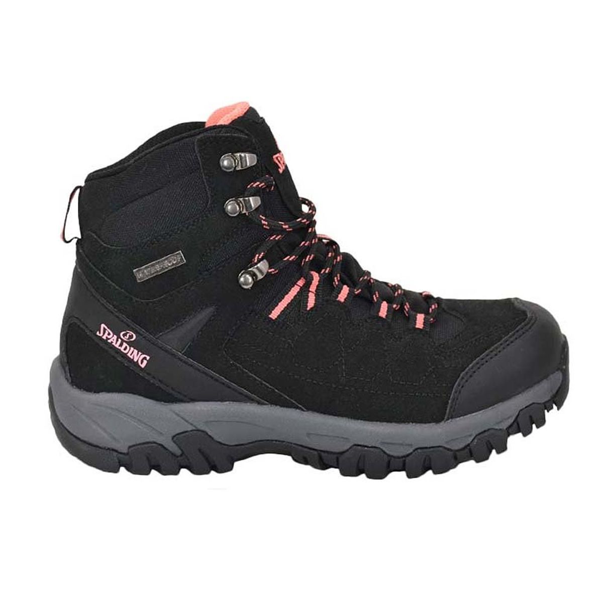 SPALDING - Zapatilla Botín Spalding Mujer High Curt Hiking City Outdoor Negro