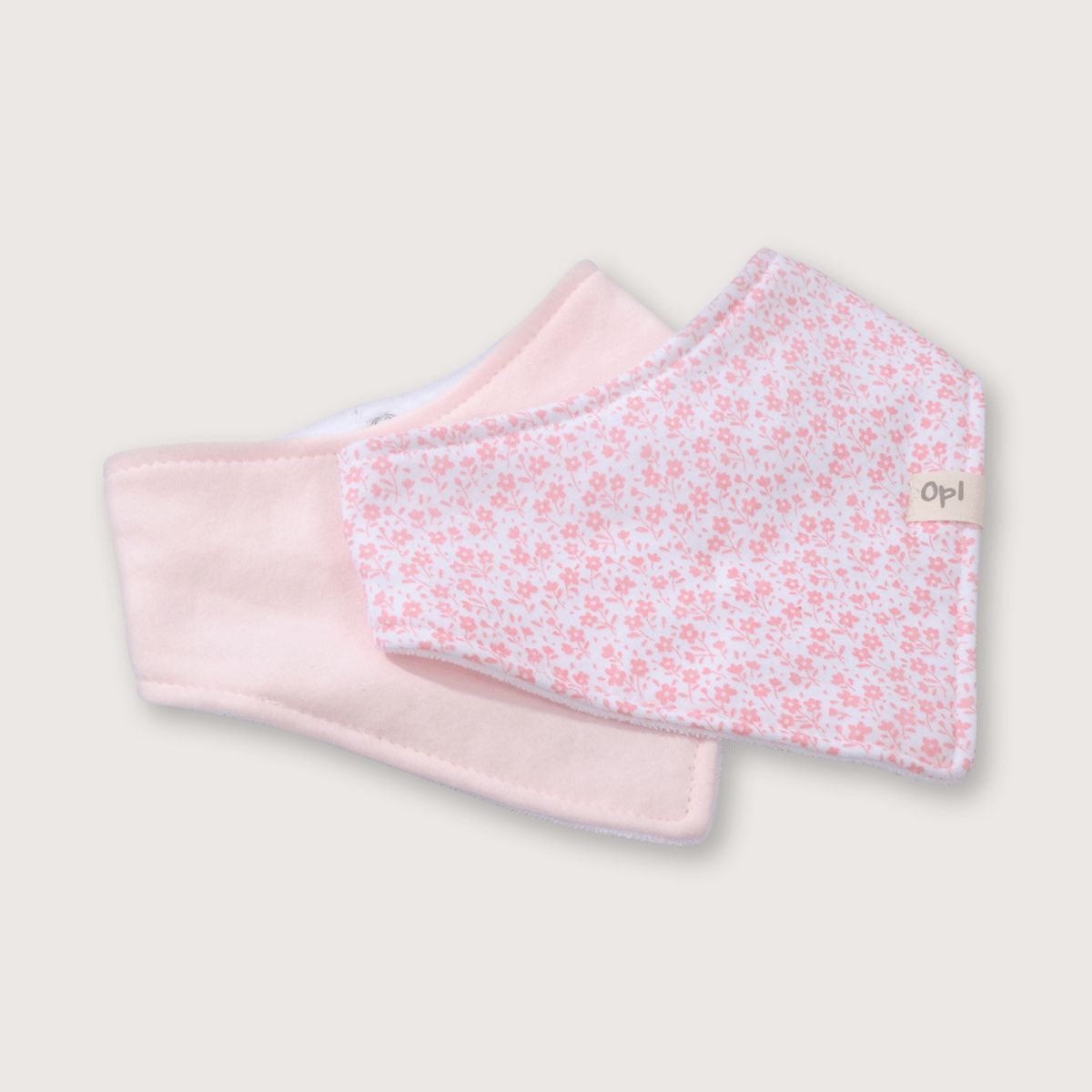 OPALINE - Babero Bebé niña Rosa 39278 Opaline