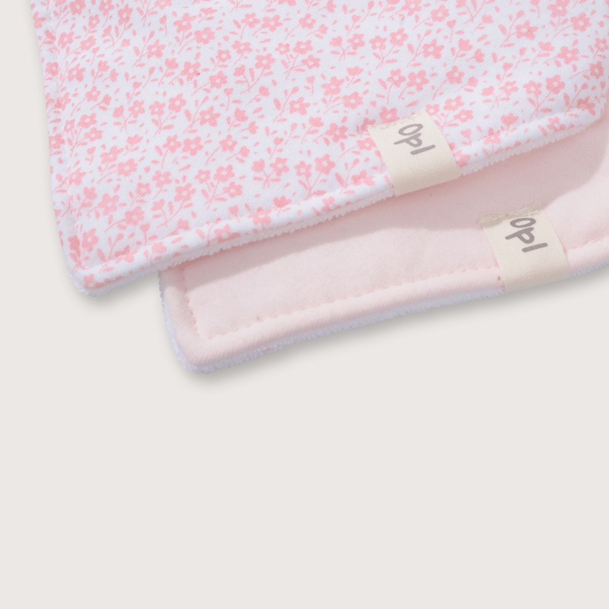 OPALINE - Babero Bebé niña Rosa 39278 Opaline