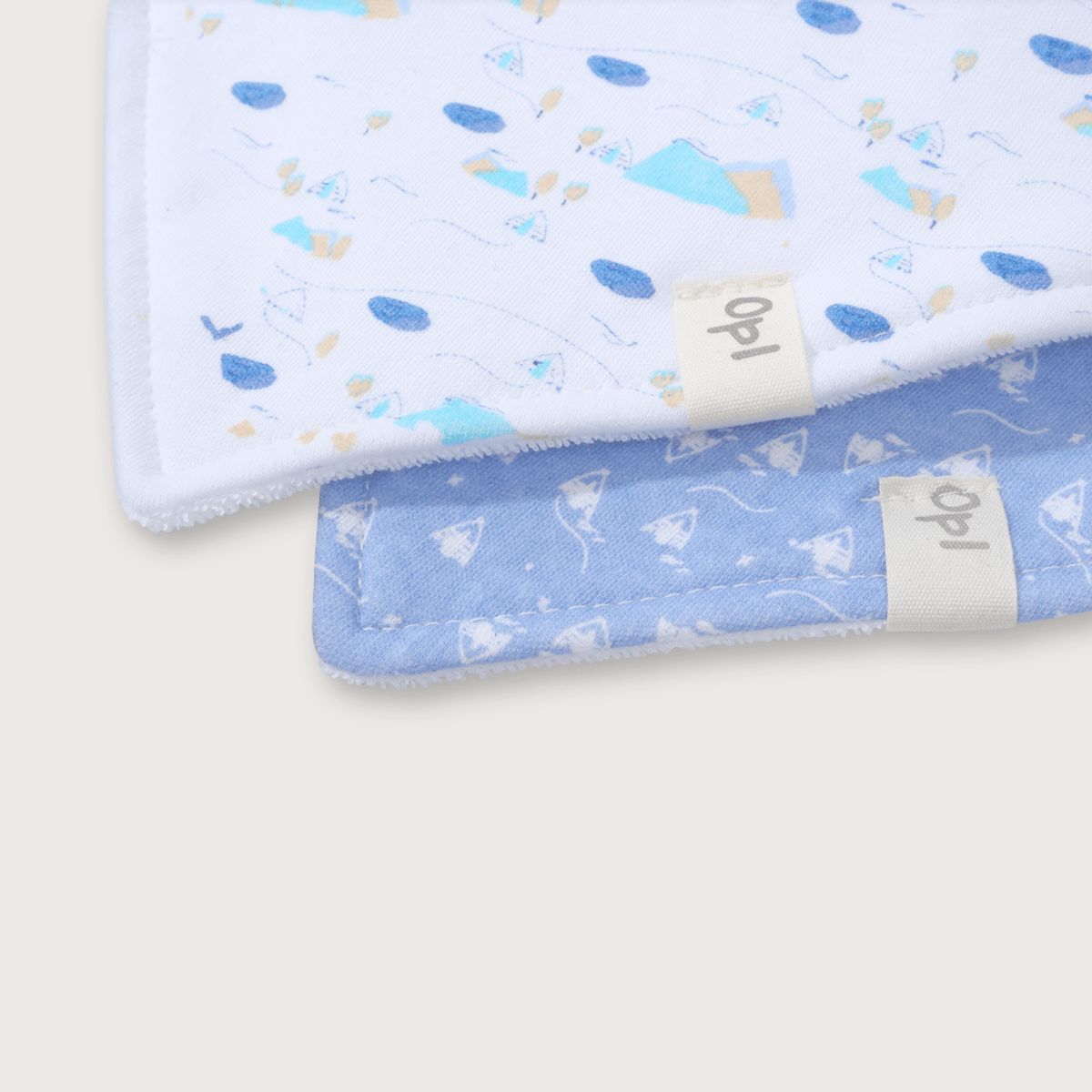 OPALINE - Babero Bebé niño Azul 39279 Opaline