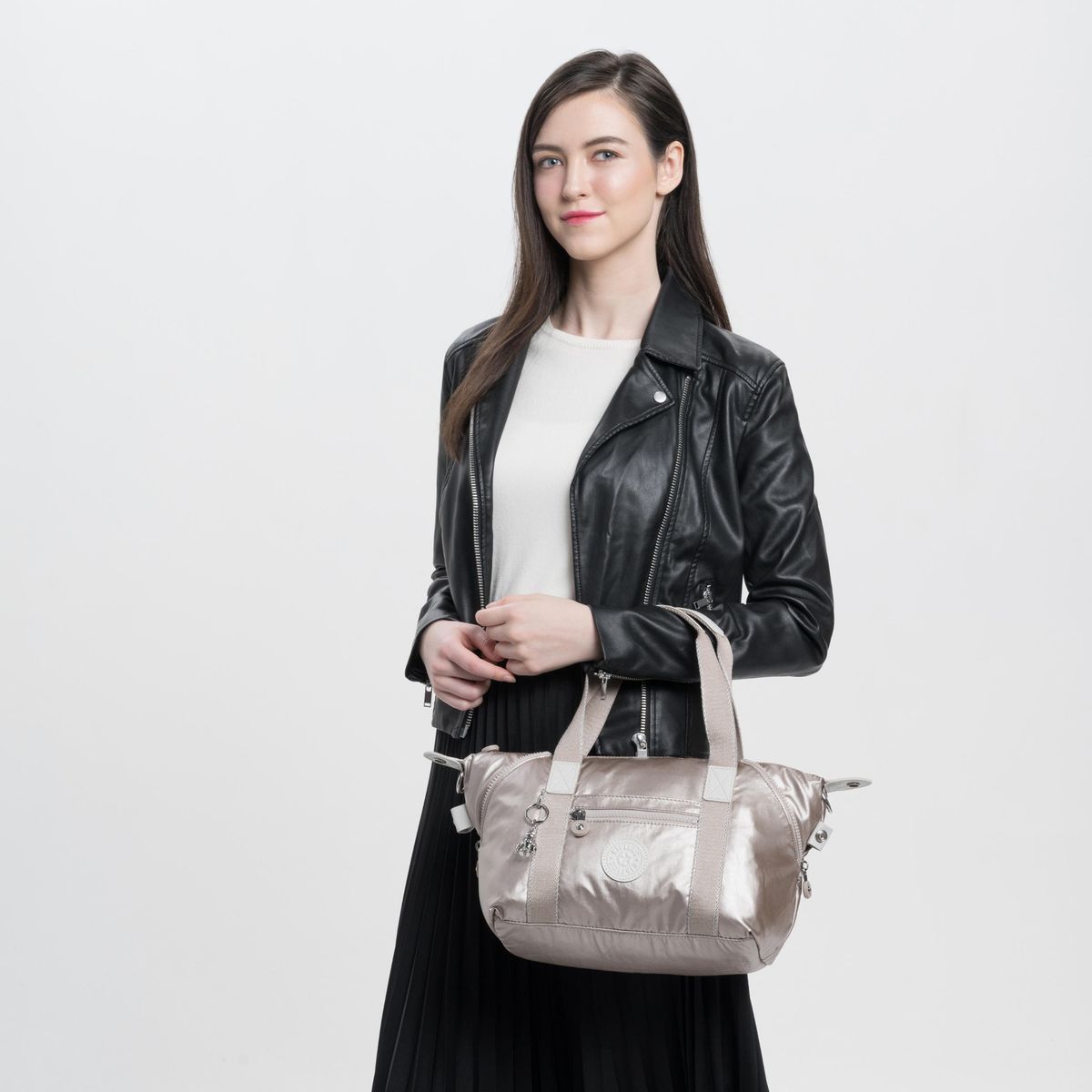 KIPLING - Cartera Art Mini Plateado Kipling