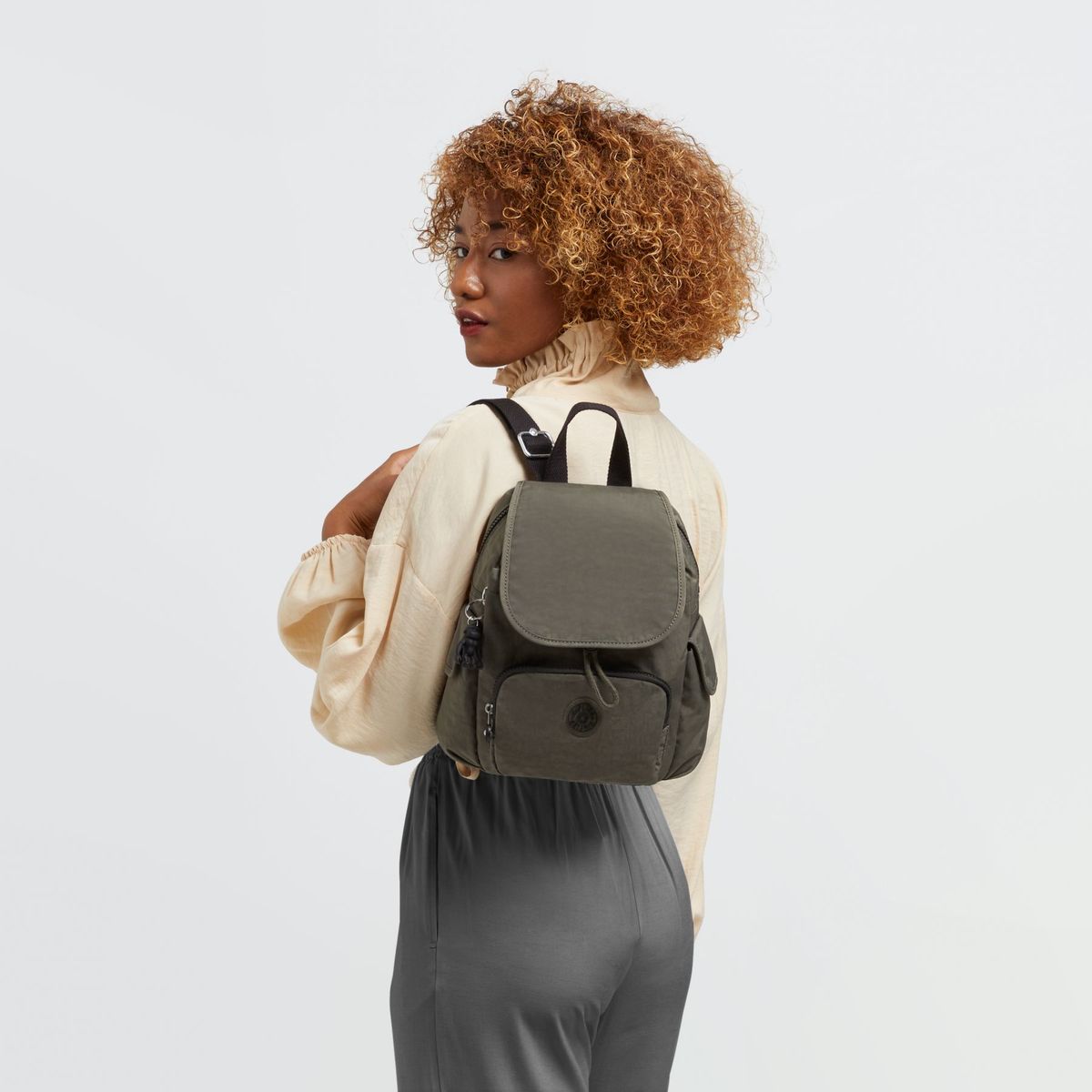 KIPLING - Mochila City Pack Mini Verde