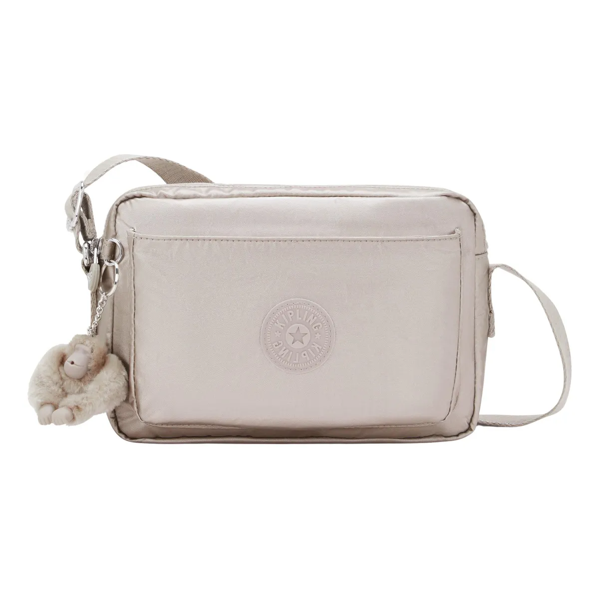KIPLING - Cartera Abanu M Plateado Kipling