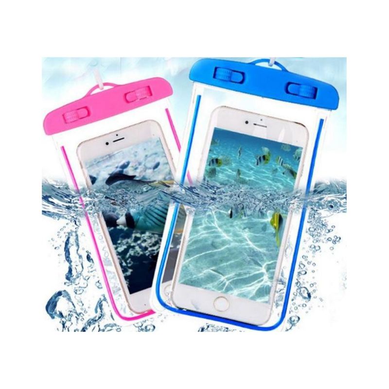 IRM - Funda Impermeable Para Teléfono Para Buceo Y Natación Azul