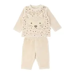 BUBBLE GUMMERS - Conjunto De 2 Piezas Unisex Bubblegummers Agus Beige