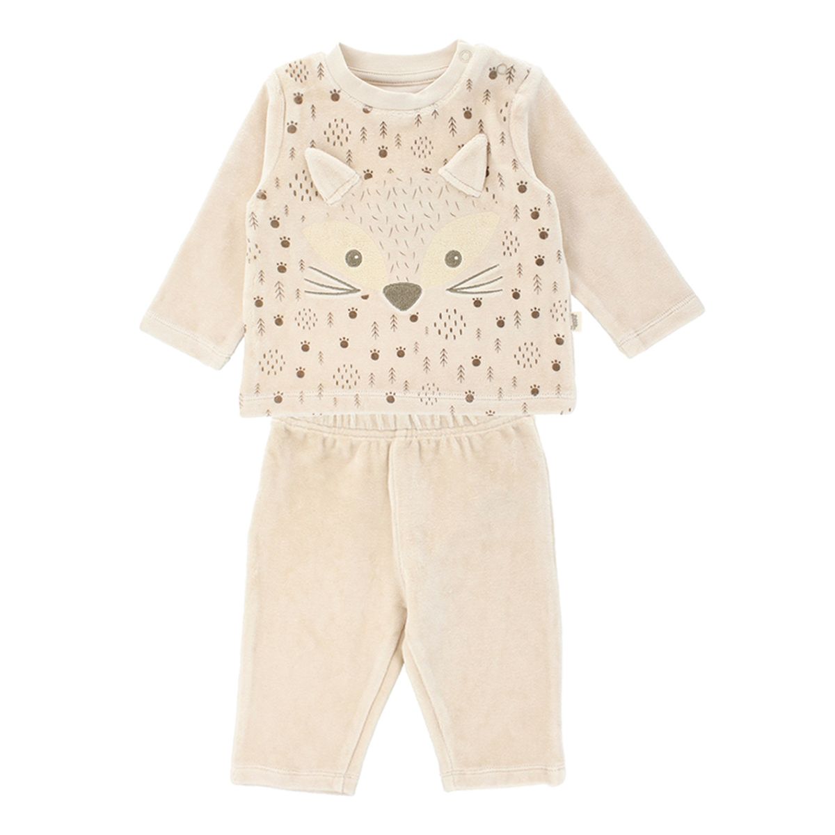 BUBBLE GUMMERS - Conjunto De 2 Piezas Unisex Bubblegummers Agus Beige