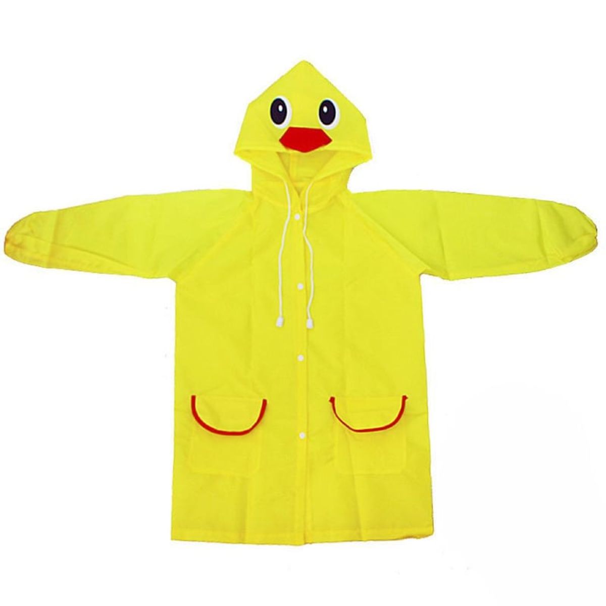 GENERICO - Poncho Impermeable Para Niños lindo diseño AMARILLO