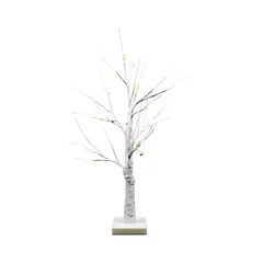 SOLEIO - Arbol Sin Hojas 24 LEDs Blanco Cálido Decorativo