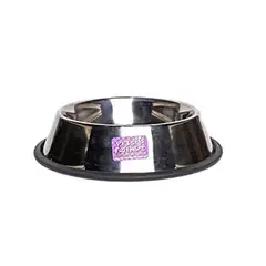 GENERICO - Plato Acero Inoxidable P Perro O Gato 700ml Antideslizante