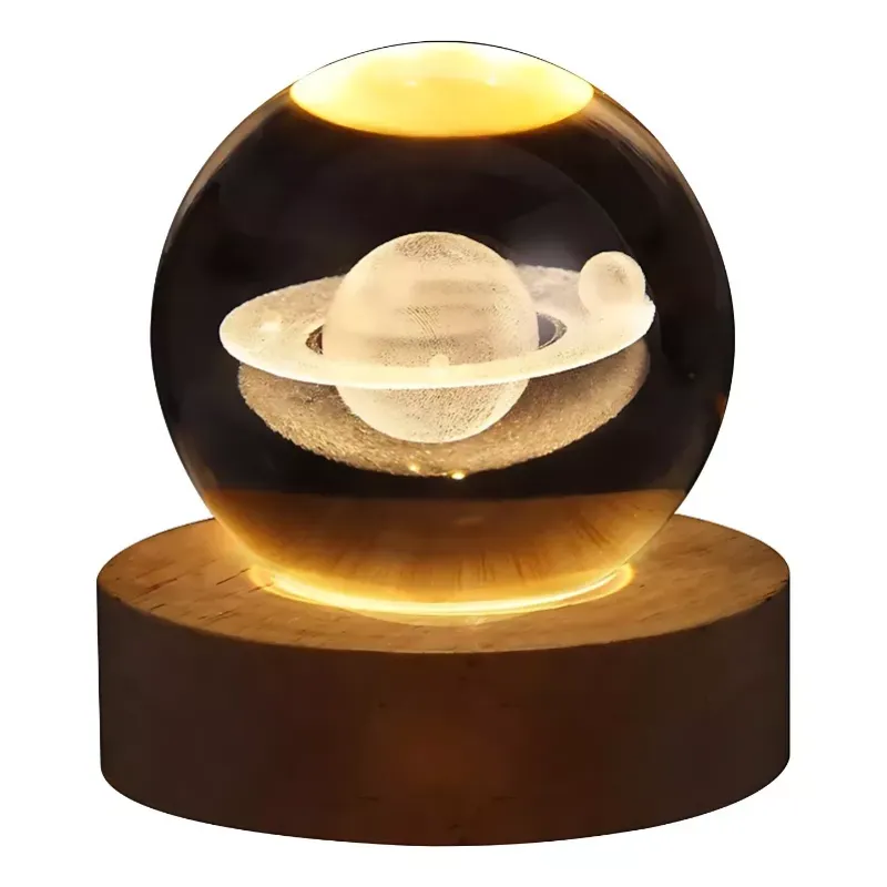 GENERICO - Lámpara 3d Cristal Escritorio Adorno Decoración Mesa