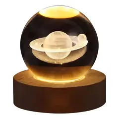 GENERICO - Lámpara 3d Cristal Escritorio Adorno Decoración Mesa