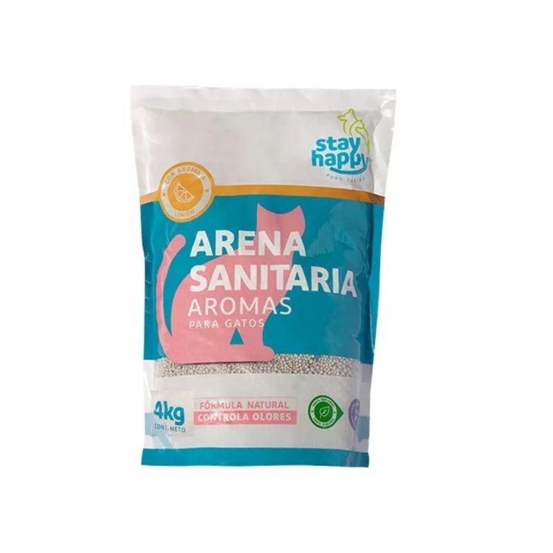 GENERICO - Arena Ultra Aglutinante Gatos 4kg Control Olores aroma Limon