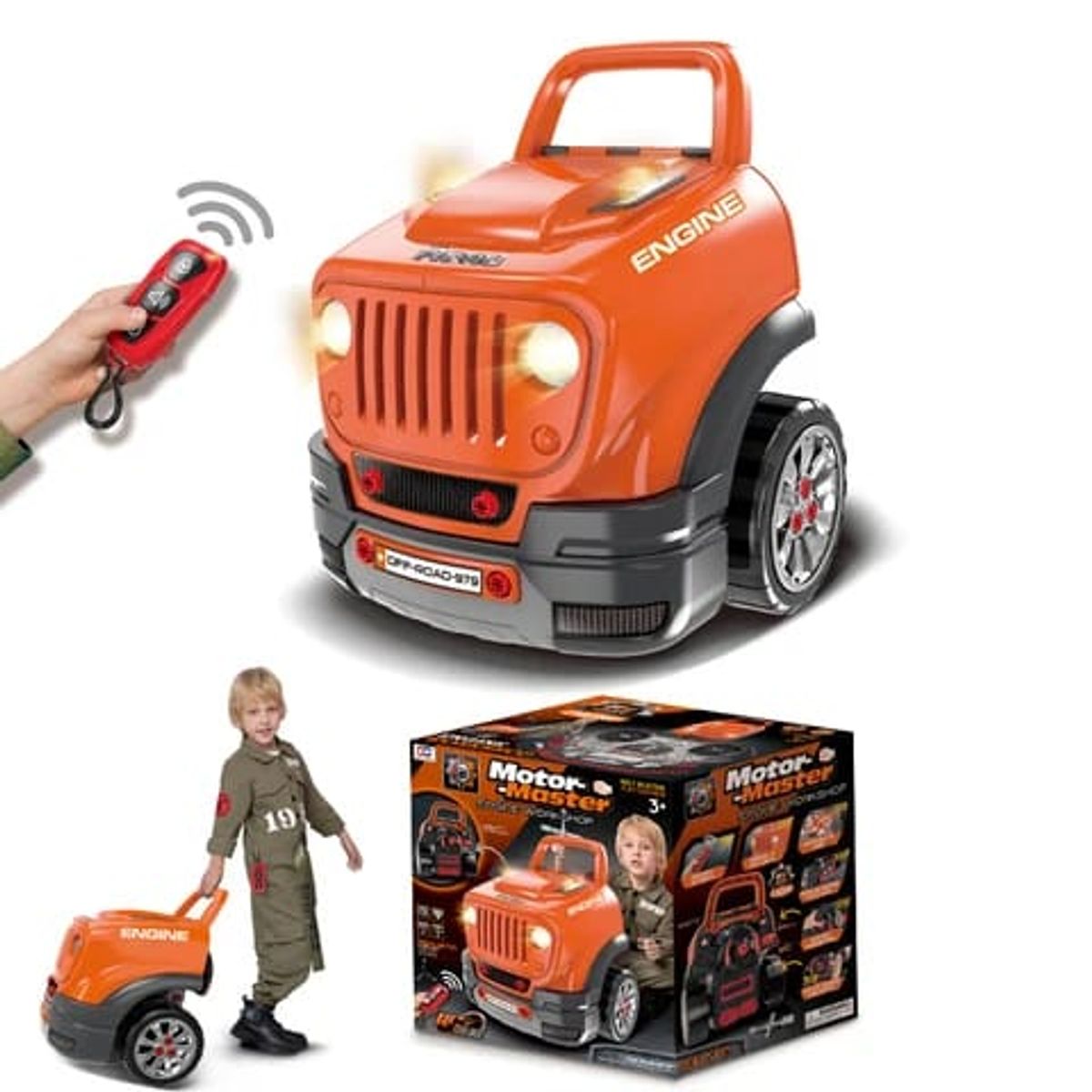 GENERICO - Set De Herramientas Mecanico Taller De Juguete Luz Y Sonido