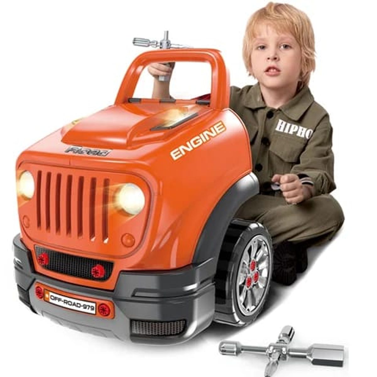 GENERICO - Set De Herramientas Mecanico Taller De Juguete Luz Y Sonido