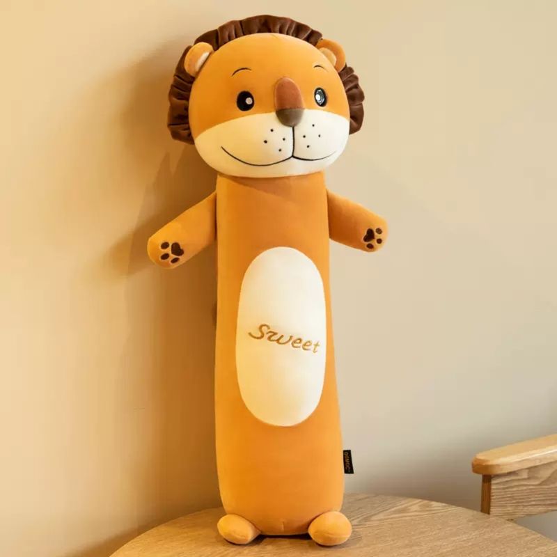 GENERICO - Almohada Peluche Cojin Cilíndrico De Animales Dormir Juguete