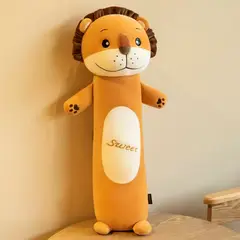 GENERICO - Almohada Peluche Cojin Cilíndrico De Animales Dormir Juguete