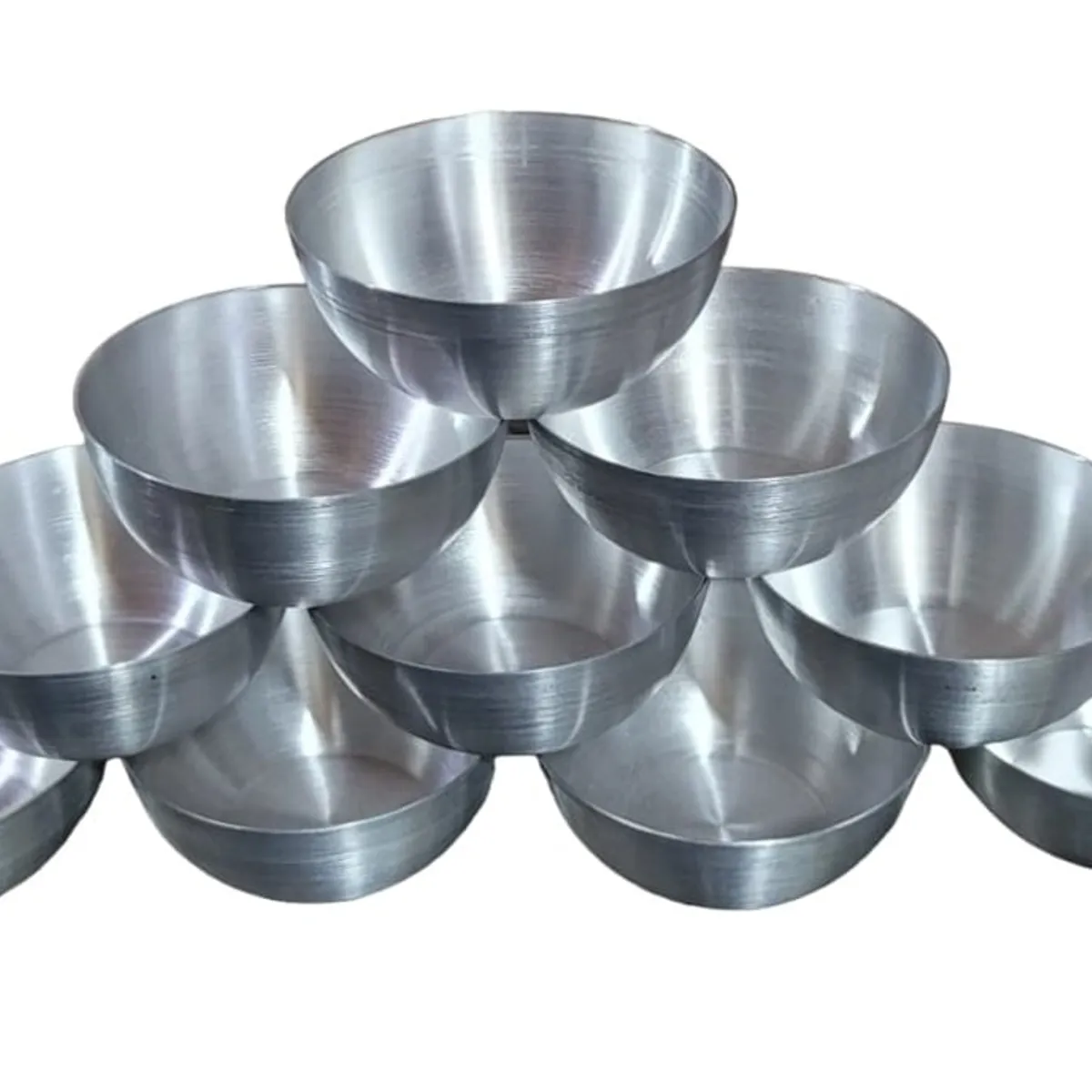 GENERICO - Pack 10 Unidades Moldes Empolvados Individual Aluminio