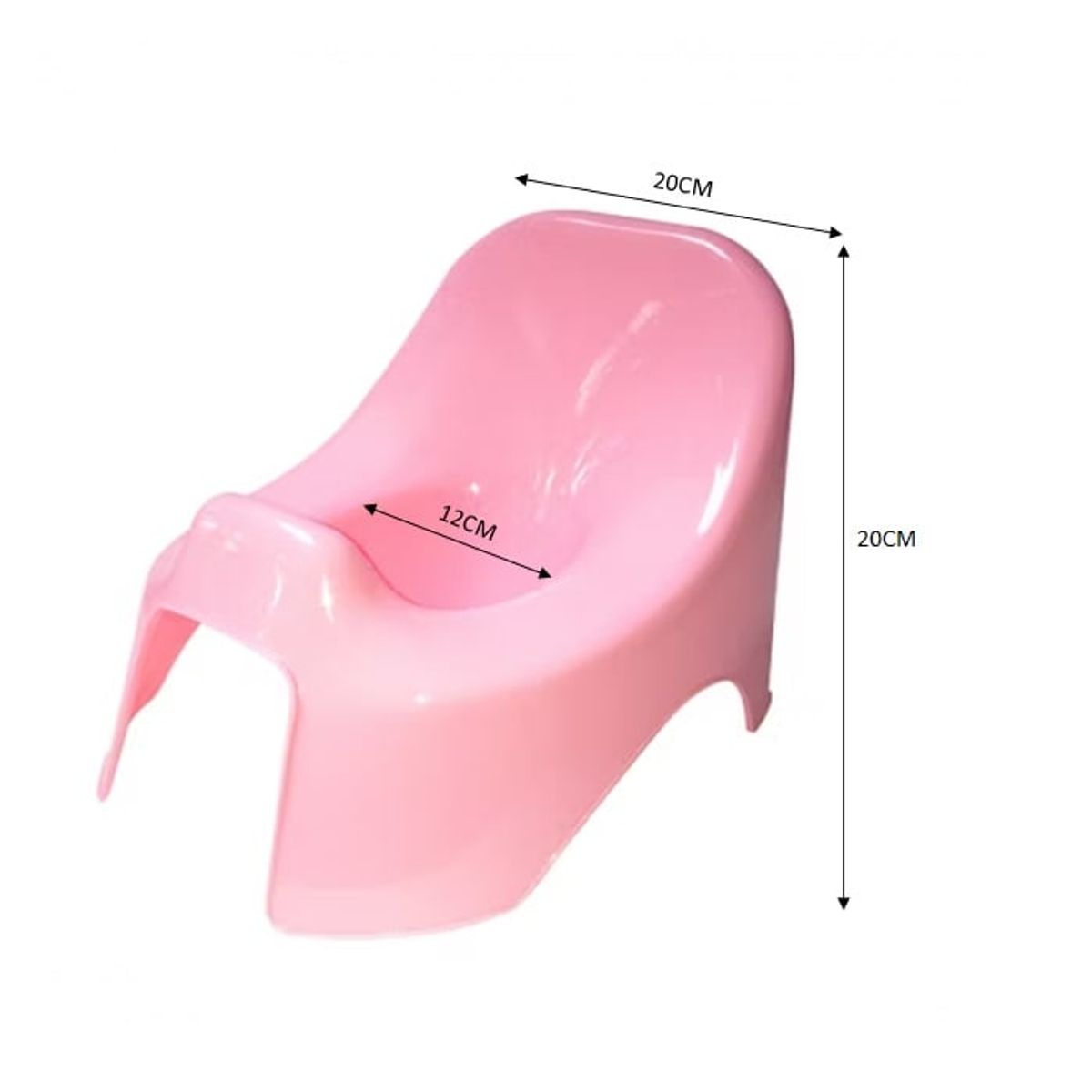 GENERICO - Pelela Infantil Plastica Niña Bebe Baby Potty Wc Rosa