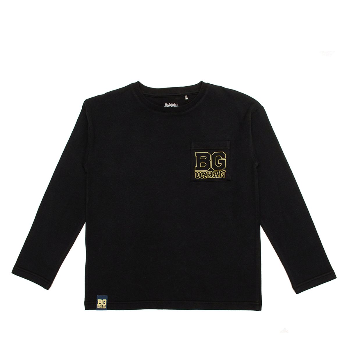 BUBBLE GUMMERS - Polera Manga Larga Niño Bubblegummers Igor Negro  Teens