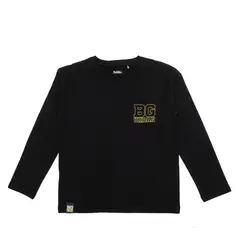 BUBBLE GUMMERS - Polera Manga Larga Niño Bubblegummers Igor Negro Teens